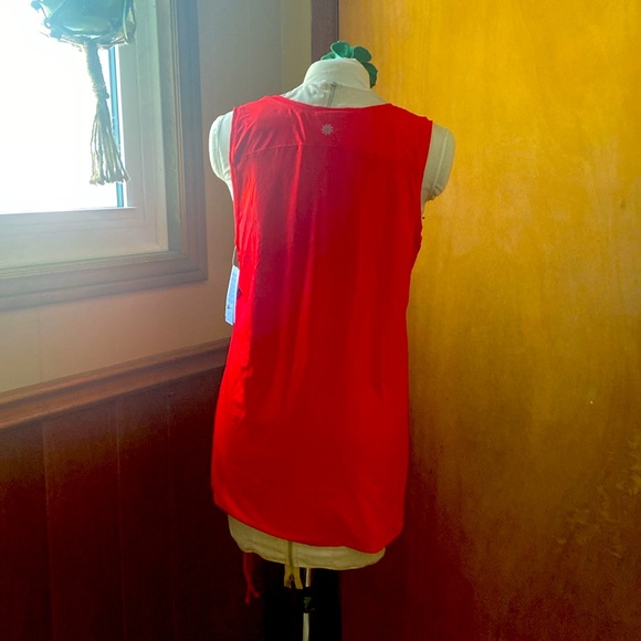 Athleta Scrunchie Rashguard size L red - Picture 3 of 8